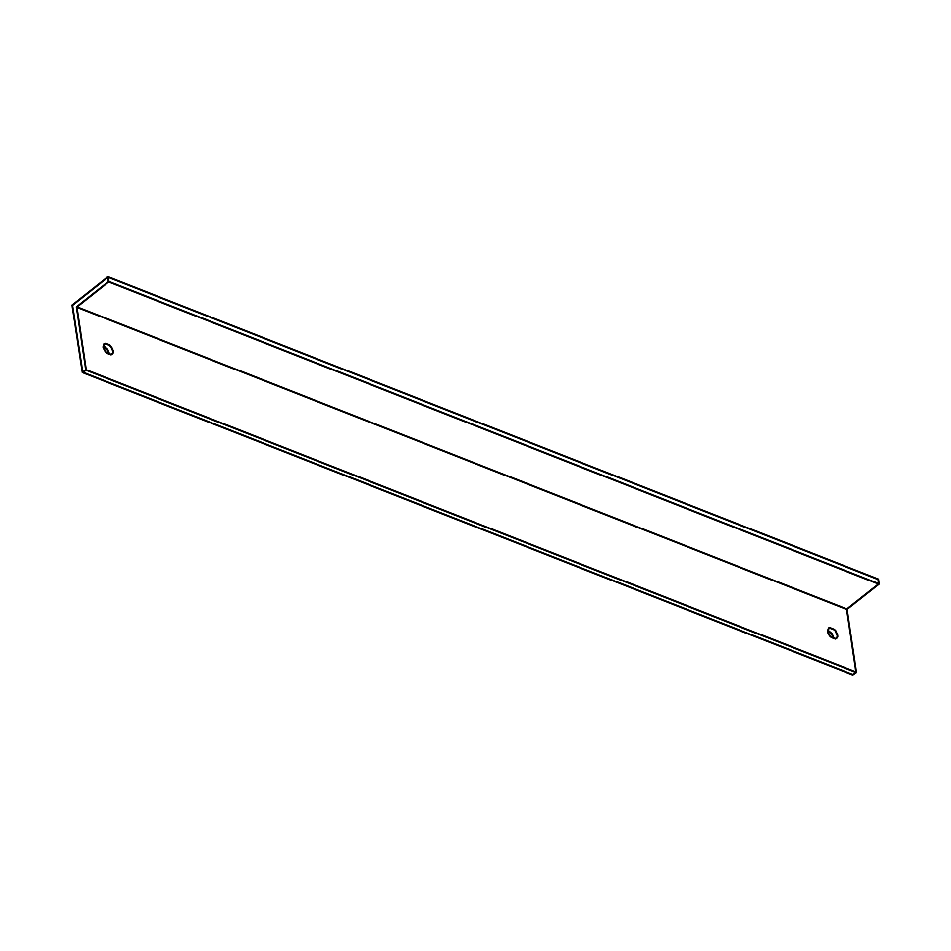 K2 Systems - MultiAngle Support 15° — Strebe 15°, Länge 362 mm, Alu 60x40x4 (2002507)