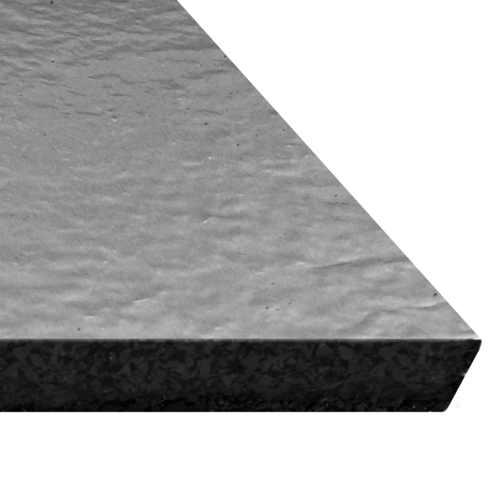 Wattstone Schutzlage alukaschiert — Bautenschutzmatte aus PUR-gebundenem Gummigranulat für EPDM-Oberflächen