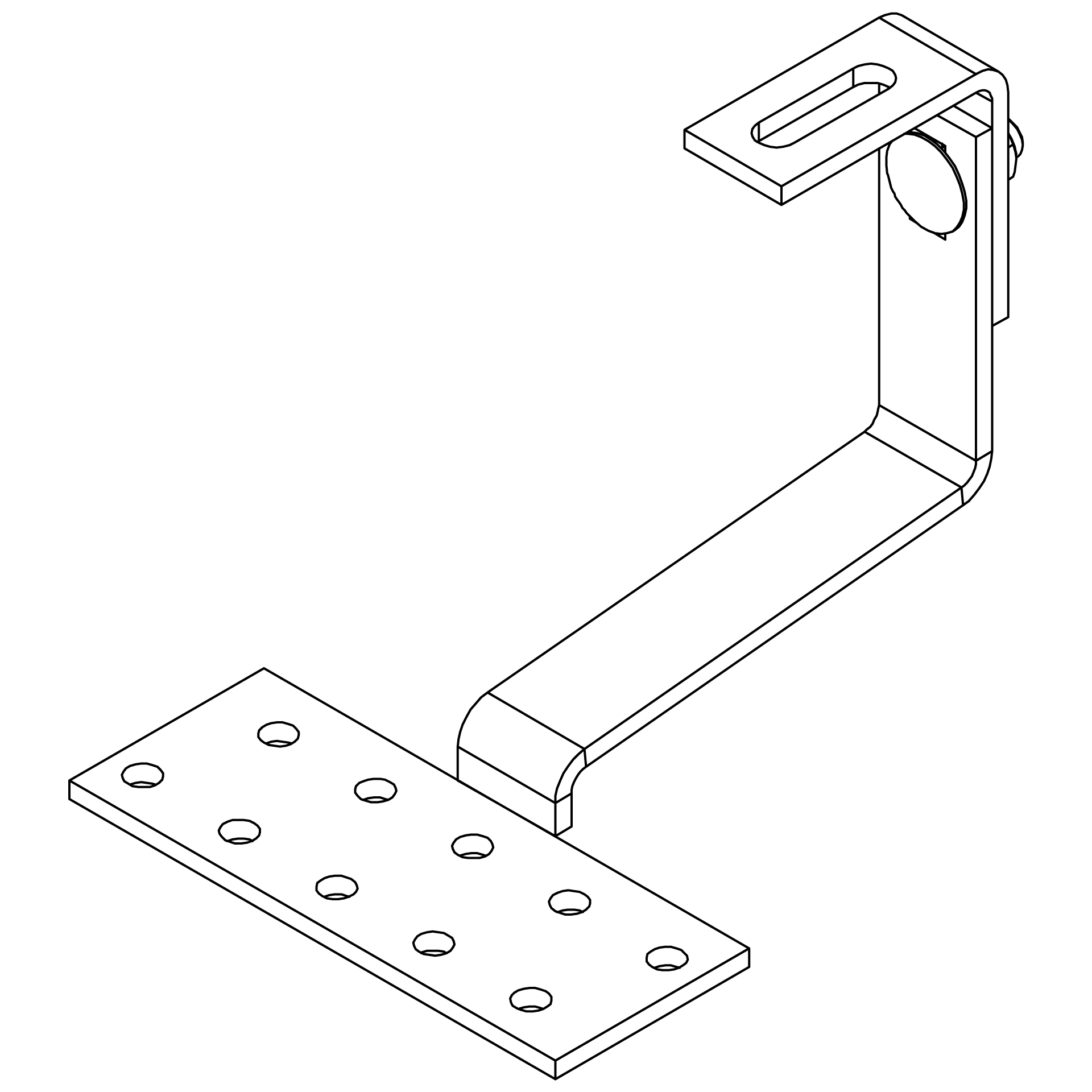 K2 Systems - RF PA coppo — Dachhaken für Coppo-Ziegel, höhenverstellbar (1001068)