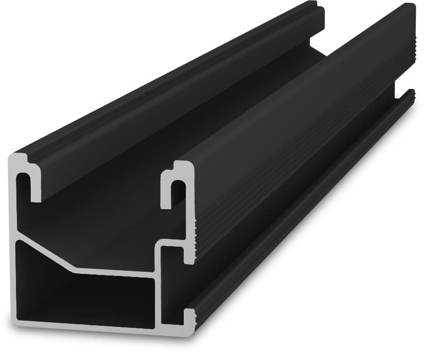 K2 Systems - RK2 SingleRail 36 - 4,80 BLACK — K2 SingleRail 36 4,80m schwarz eloxiert (2004396)