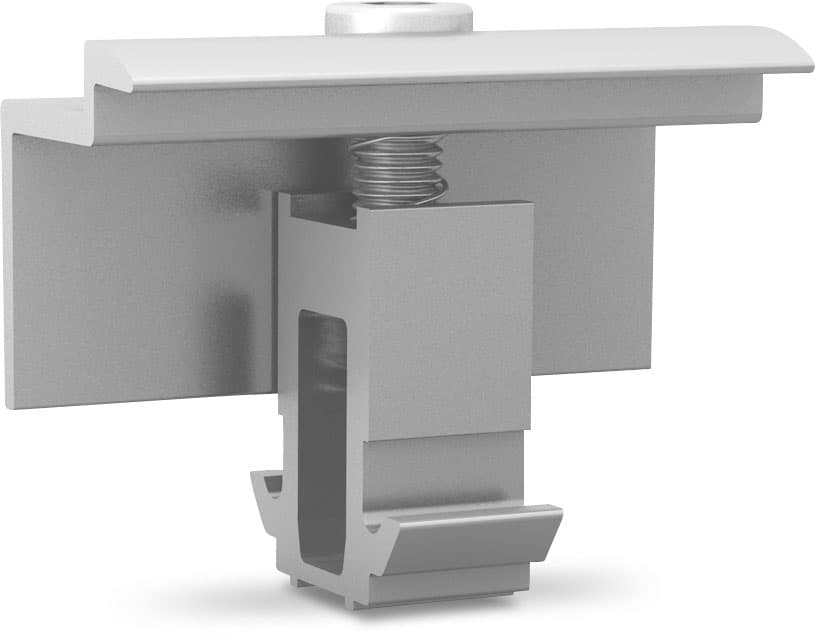 K2 Systems - EC SET DomeClamp 30-50mm SILVER Universal — Endklemmen-Set Dome 6 (2002559)