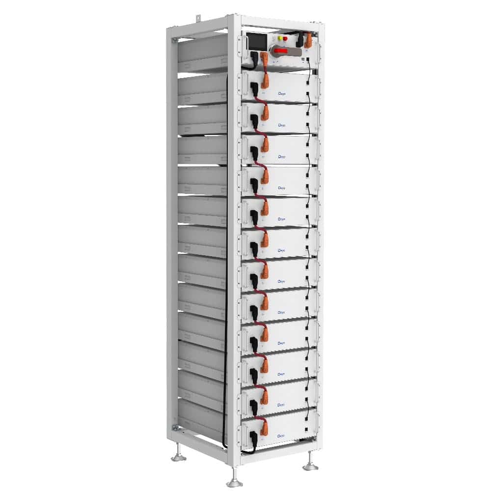 Deye 3U-HRack-System für bis zu 12x Hochvolt BOS-G-Pro Batteriespeicher