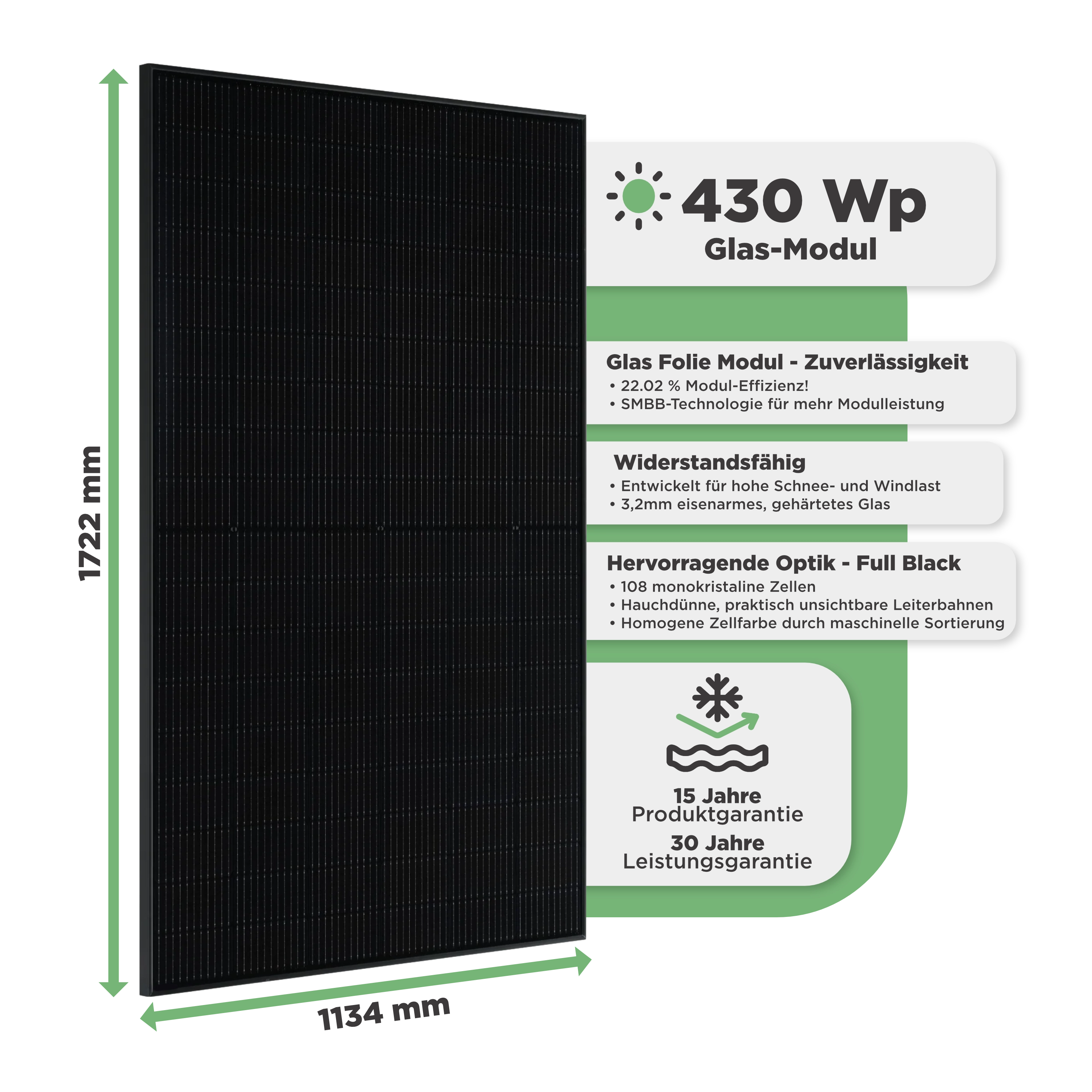 860 Wp Balkonkraftwerkset Full Black — Basic Edition powered by Sunlit 860 Wp Balkonkraftwerkset Full Black — Basic Edition powered by Sunlit