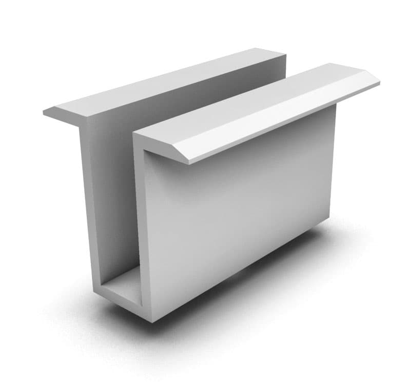 K2 Systems - MC AL SILVER — Modulmittelklemme, Aluminium (1005131)