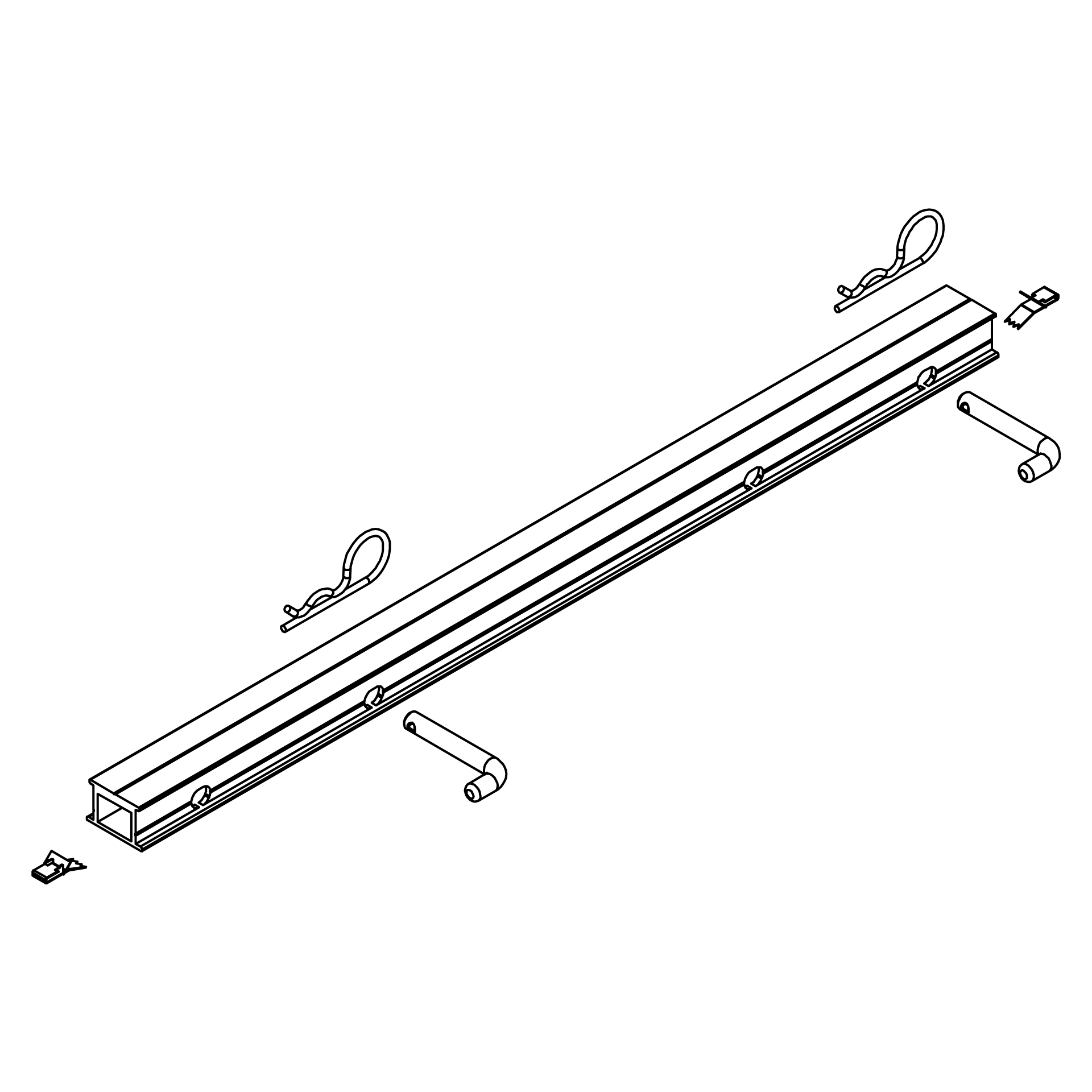 K2 Systems - Dome 6 Connector 495 Set — Schienenverbinder Set für Dome 6 (2004178)