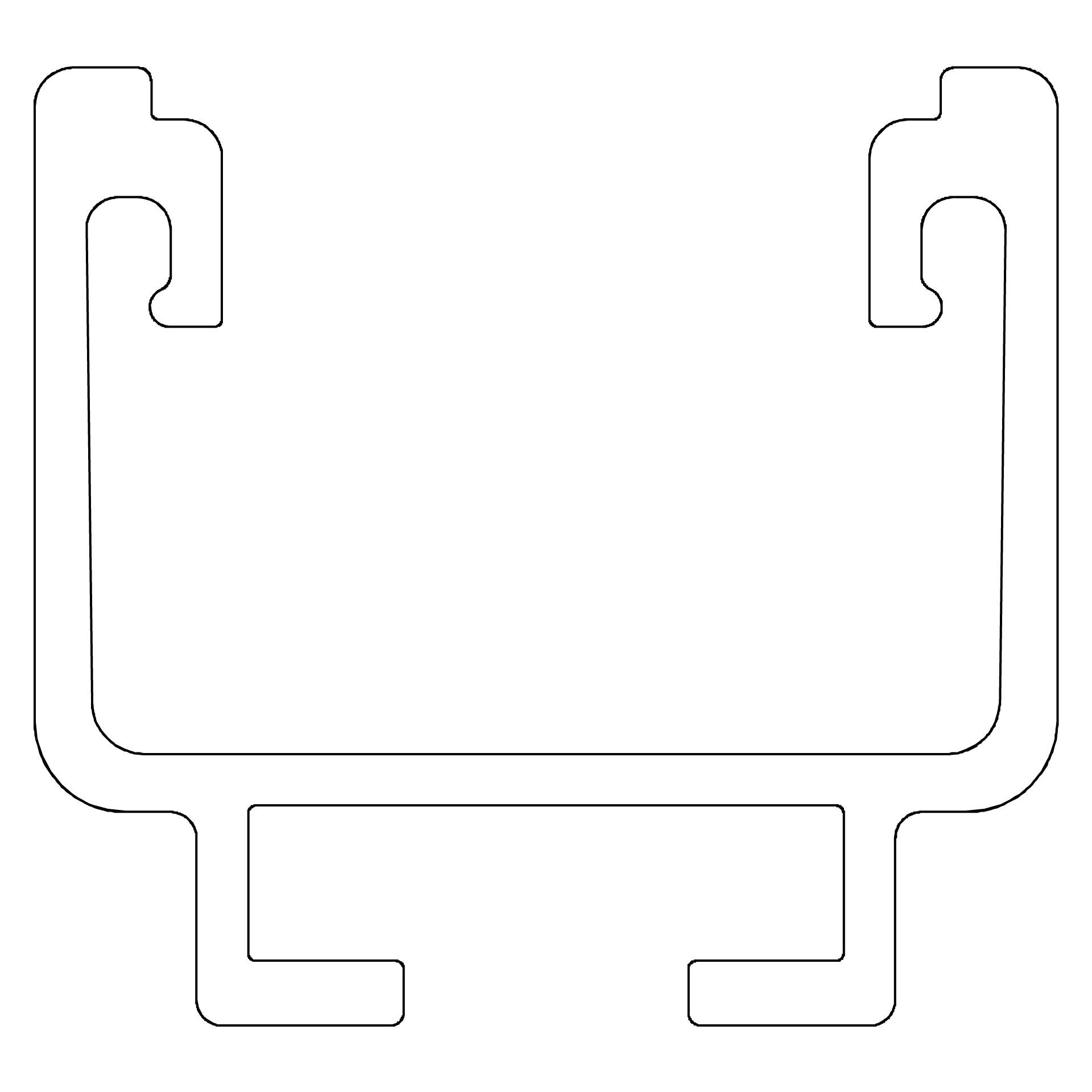 K2 Systems - RK2 L 5,95 — K2 SolidRail Light 37, Länge 5,95 m (2004271)