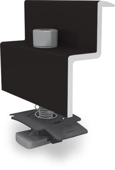 K2 Systems - EC SET AL STANDARD BLACK 30-31 SS PA — Endklemmen-Set 30-31mm, Edelstahl, vormontiert (1005347)