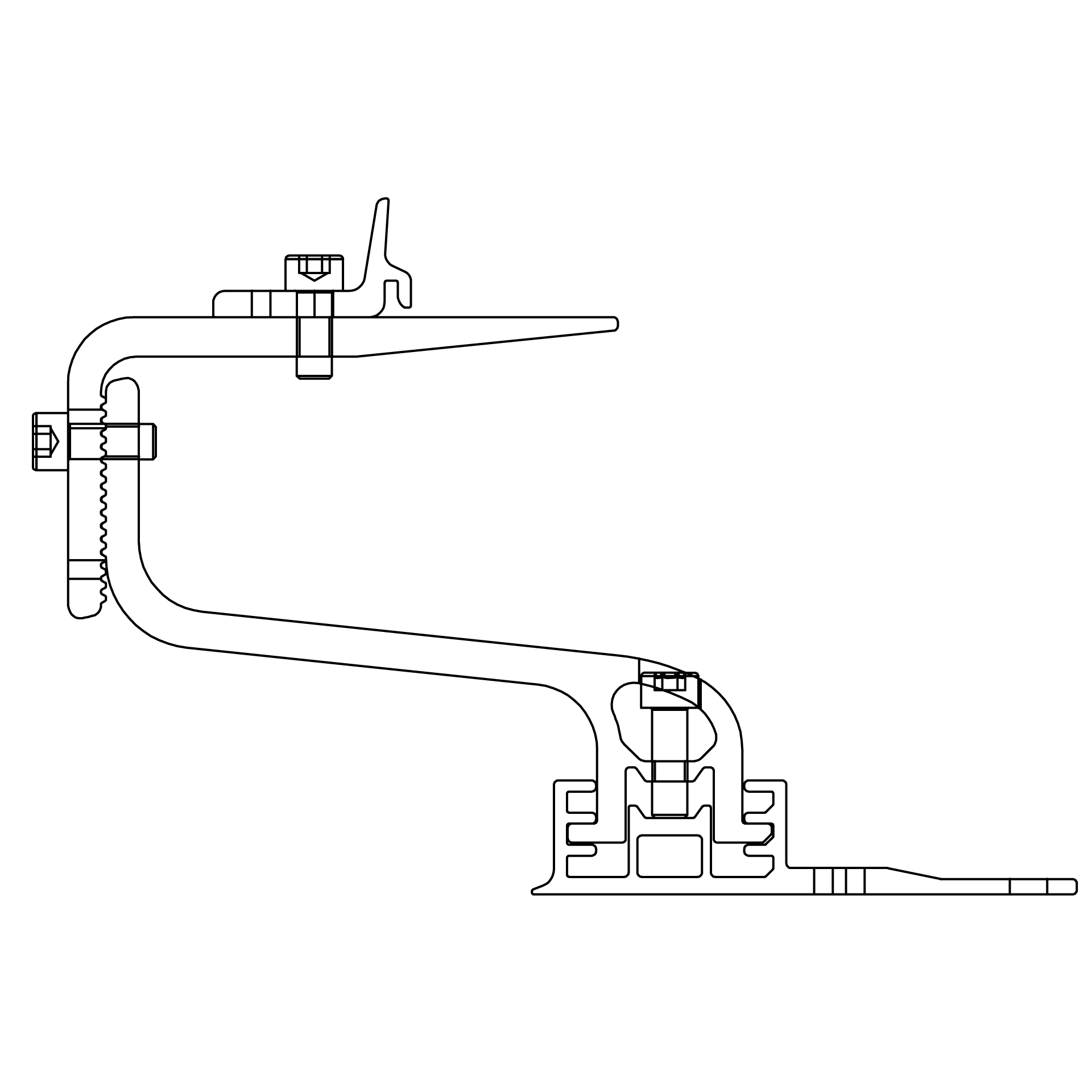 K2 Systems - SingleHook 4S — Dachhaken mit 3 Höhenverstellungen (2003144)