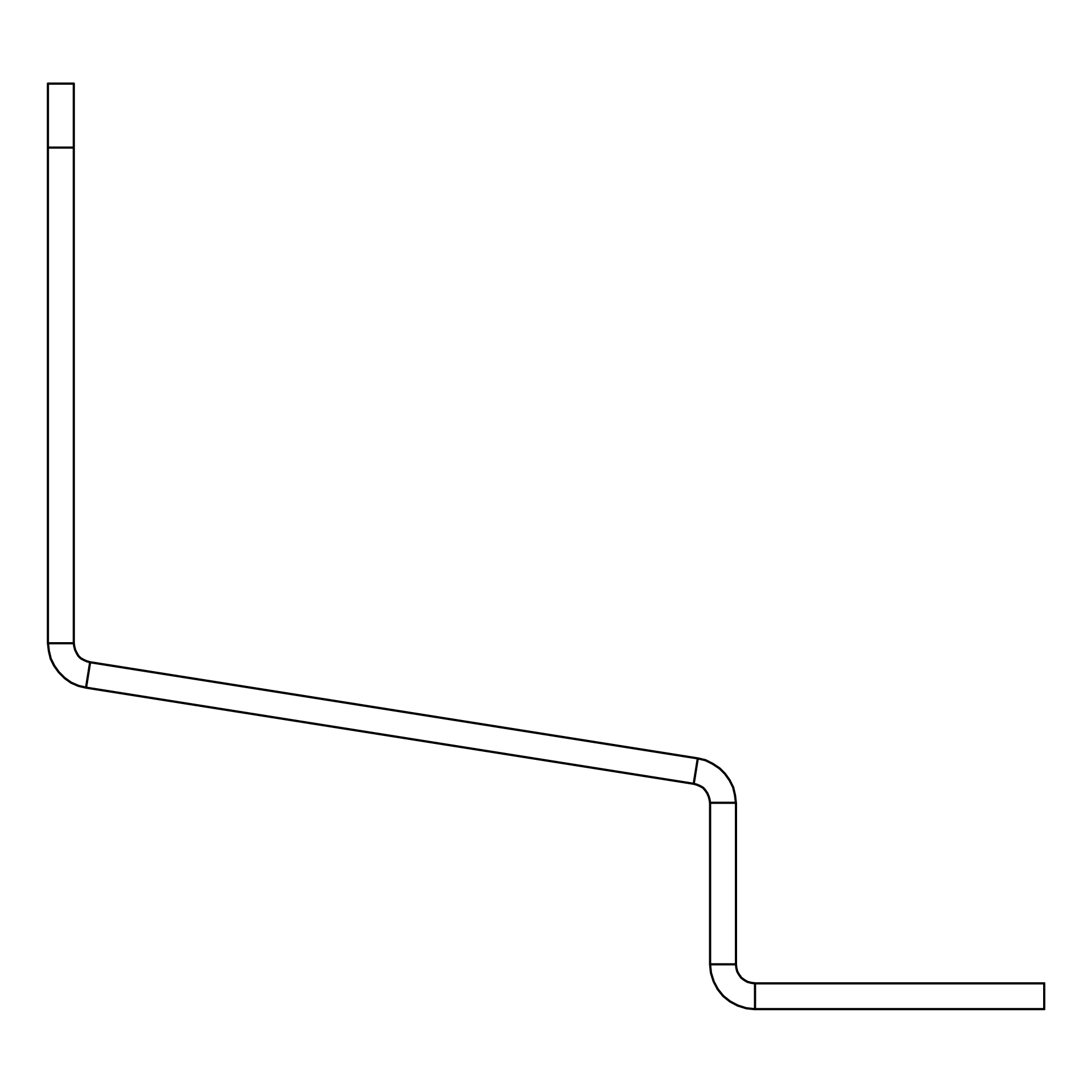 K2 Systems - SingleHook FlatTile FLA — für Biberschwanzeindeckung + SingleRail (2004416)