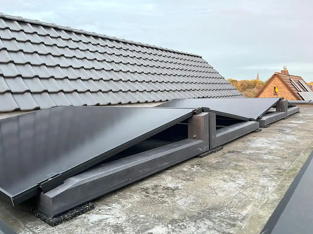 Wattstone 10° V2 Anthrazit — PV-Aufständerung aus Feinbeton