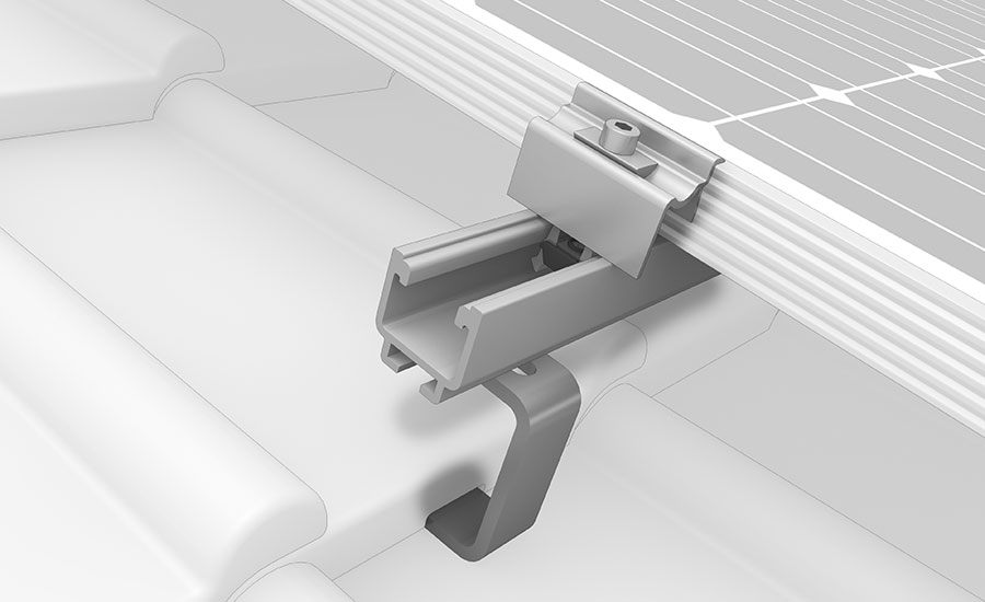 K2 Systems - RF PA H47-134 — Dachhaken für Pfannenziegel h=47mm (kleine Platte) (1000001)