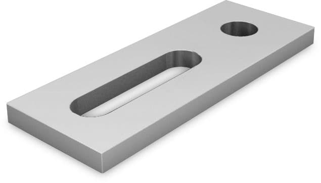 K2 Systems - AC HB AP M12 40x90 — Aluminium-Adapterblech für M12, 40x90 mm (2002545)