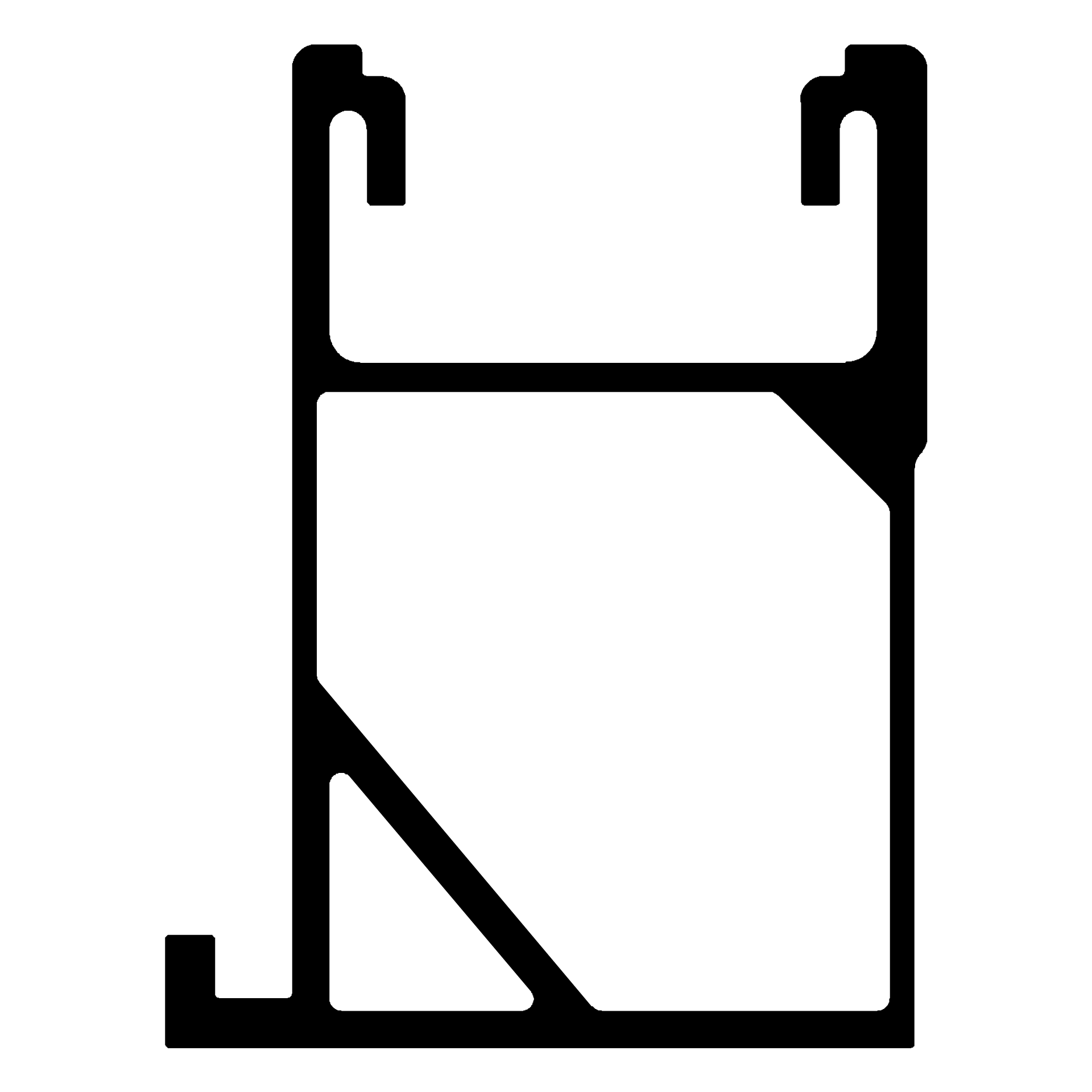 K2 Systems - RK2 SingleRail 63 - 6,10 — K2 SingleRail 63, Länge 6,10m (2001851)