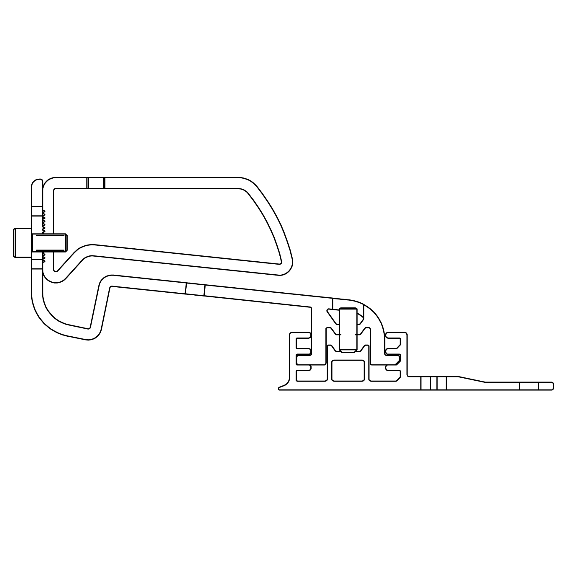 K2 Systems - SingleHook 2G — Dachhakenvariante für Stahldachplatten-Dächer (2000636)