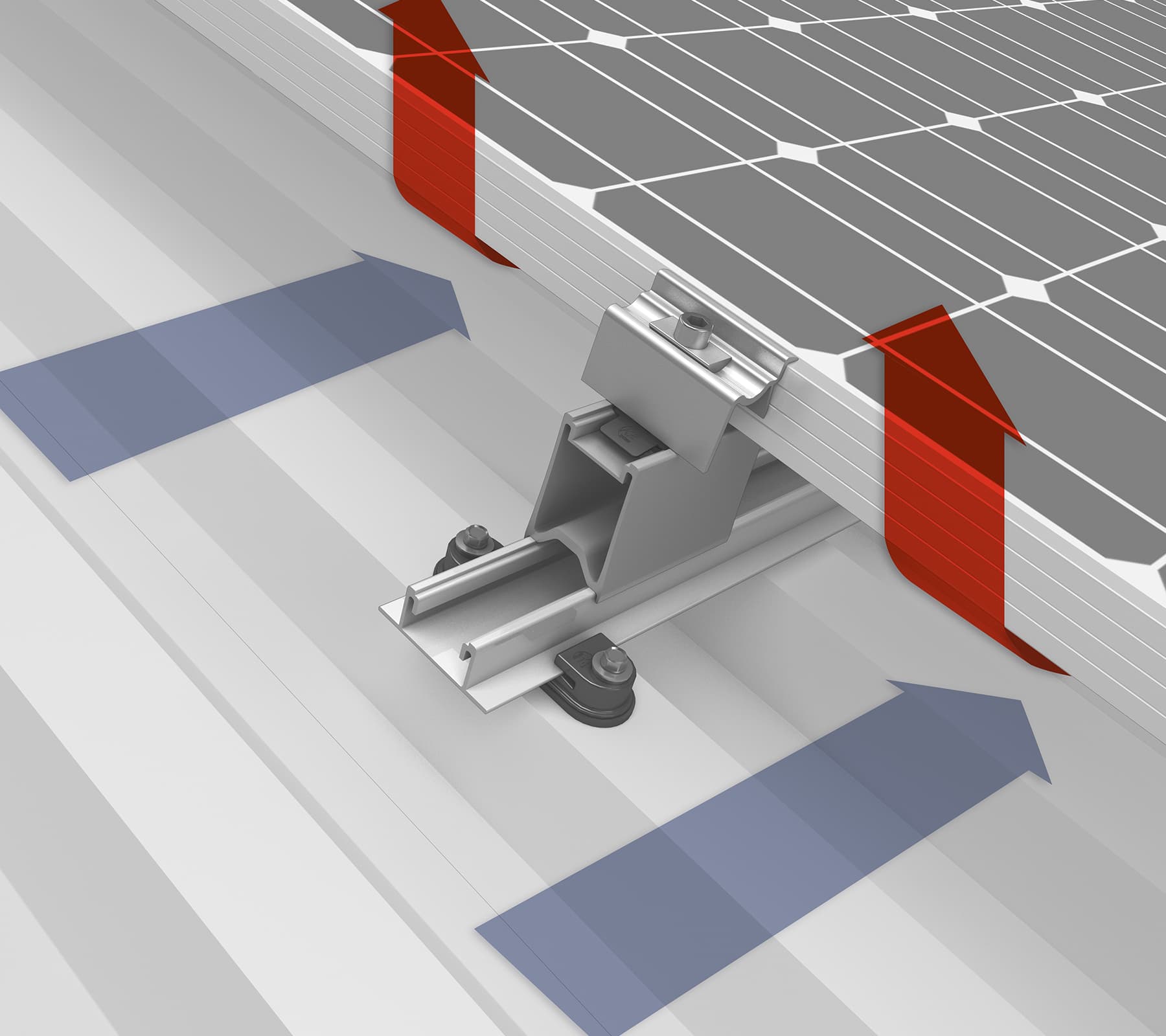 K2 Systems - BasisRail BasisClip — glasfaserverstärkter Montagehalter für RK2BR (1001164)