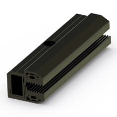 K2 Systems - EC L AL SC CLICK 5,0 BLACK — Laminatendklemme für Module (1005646)