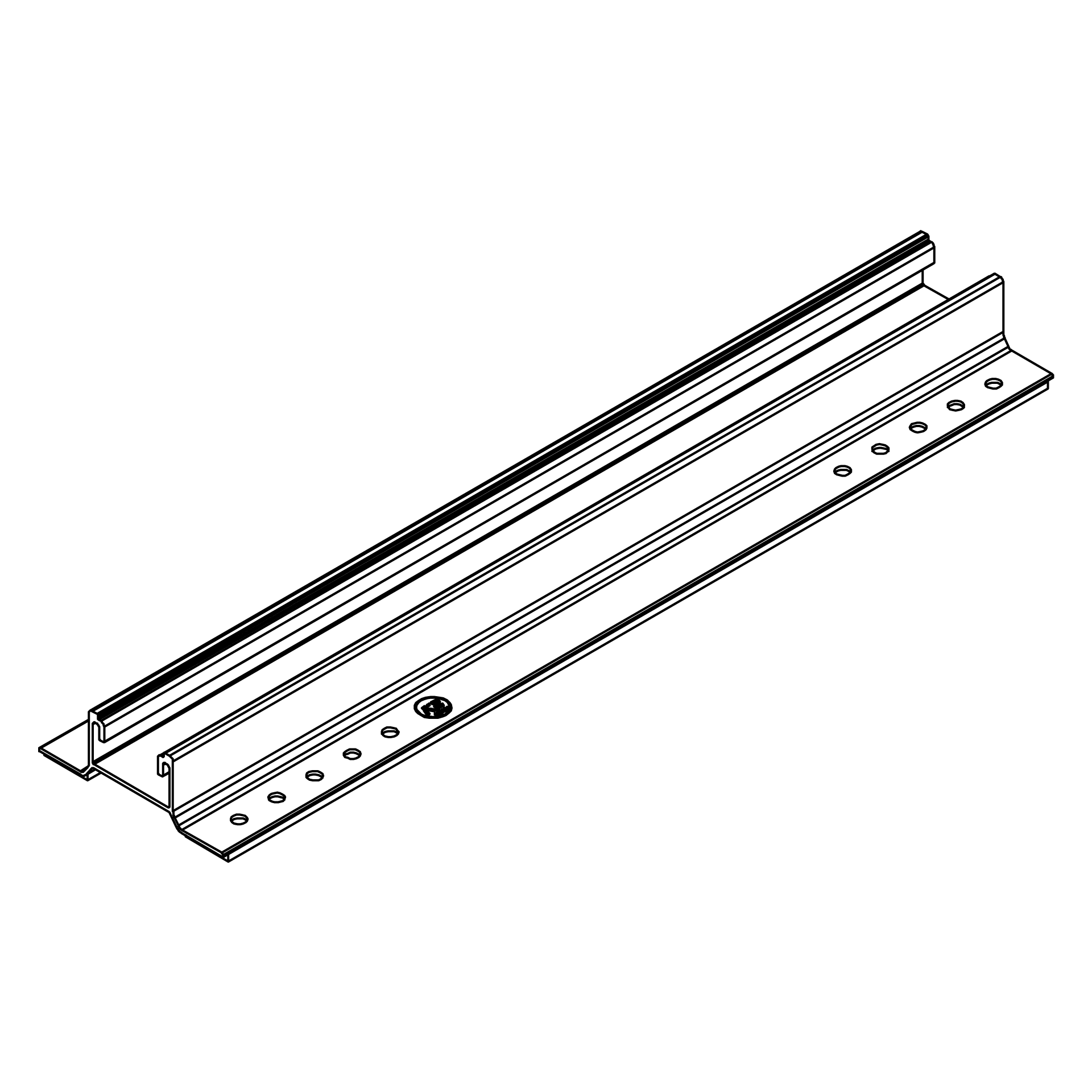 K2 Systems - RK2 MiniRail 2.0 Set — MiniRail Schiene inkl. 4 Schrauben (2004211)