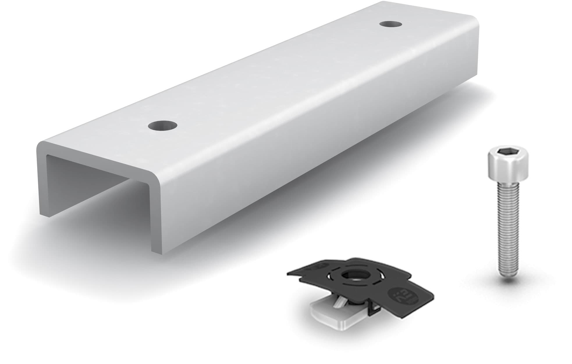 K2 Systems - RC SR/P D/S- Dome /2.11 SET — Schienenverbinder Set BasicRail und FlatRail (1006039)
